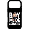 Baby Announcement Reveal Party Custodia per iPhone 17 Pro Max Annuncio del nuovo bambino attivato dalla modalità Boy