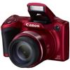 Canon Macchina fotografica compatta PowerShot SX400 IS - Rosso + Canon 30x Zoom Lens 24-720mm f/3.4-5.8 f/3.4-5.8 - refurbished