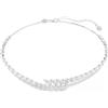 SWAROVSKI COLLANA MESMERA, TAGLIO MARQUISE, PLACCATO RODIO, 5748004