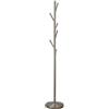 Kira Home Revel Addison CR37-354403 - Appendiabiti in metallo autoportante, 170 cm, in acciaio satinato