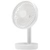 Orbegozo TF 1016 Ventilatore da tavolo USB-C 9 W 16 cm batteria 4000 mAh 4 velocità oscillante 90° fino a 11h autonomia compatto leggero base antiscivolo regolazione altezza manuale 30 cm indicatore