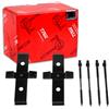 TRW Kit accessori, Pastiglia freno PFK544 Compatibile con: ALFA ROMEO 159, 159 Sportwagon