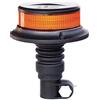Ryme Automotive - Lampeggiante rotante di segnalazione a LED color ambra, omologato R65, presa DIN universale per trattori, gru o veicoli di trasporto speciali