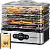 Crispy - Essiccatore Alimentare, 240W, 5 Vassoi, Essiccatura Automatica, Ottimo