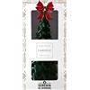 Cereria Di Giorgio - Candela Laccata a forma di Albero di Natale - Colore Verde Scuro - Altezza 19 cm - Con Astuccio Decorato - Idea Regalo Artigianale - Christmas Collection
