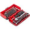 CRAFTSMAN Set di bussole serie V, poco profondo, 1/4 Drive, 38 pezzi (CMMT45751V)