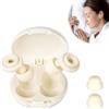 ALIIP 1 Tappi Orecchie Dormire con 12 Punte+Custodia - Riutilizzabili Super Confortevoli per la Riduzione del Rumore Pensati per Sonno, Concentrazione, Viaggi e Iperacusia(Bianco)