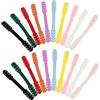 FRCOLOR Ganci Regolabili per Mascherine in Silicone Antiscivolo, 20 Pezzi