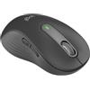 Logitech Signature M650 L Left Mouse Wireless - Per Mano Sinistra di Grandi Dimensioni, Clic Silenziosi, Tasti Laterali Personalizzabili, Bluetooth, Compatibilità Multidispositivo - Grigio