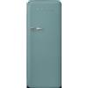 Smeg linea Anni '50 Smeg Frigorifero monoporta con cerniere a destra a libera installazione FAB28REGM6 finitura verde smeraldo da 60 cm - IN PROMOZIONE FINO AL 30/06