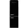 Smeg linea Anni '50 Smeg Frigorifero combinato con cerniere a destra a libera installazione FAB32RBLM6 finitura nero opaco da 60 cm - IN PROMOZIONE FINO AL 30/06