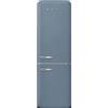 Smeg linea Anni '50 Smeg Frigorifero combinato con cerniere a destra a libera installazione FAB32RSBM6 finitura storm blue da 60 cm