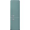 Smeg linea Anni '50 Smeg Frigorifero combinato con cerniere a destra a libera installazione FAB32REGM6 finitura verde smeraldo da 60 cm
