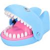 Luqeeg Gioco Dentista Squalo, Gioco Interattivo Dito Morso Squalo, Giochi Dentista Dito Morso Coccodrillo Suoni Alleviare Lo Stress Divertente Gioco Denti Alligatore Per Genitore Figlio (Blu)