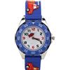 SPYMINNPOO Orologio da Polso per Ragazzi e Ragazze, Cinturino in PVC, Orologio Al Quarzo Impermeabile per Bambini Sotto i 10 Anni, da Indossare Ogni Giorno, Blu (Camion dei pompieri in lega blu)