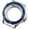 ROUREOX 41mm Cassa Orologio Subacqueo Acciaio 316L Vetro Zaffiro Impermeabile NH34 NH35 NH36 NH38 for Omega Seamaster Diver 300M-6 41MM