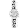 Philipp Plein The Hexagon GROUMETTE - Orologio analogico al quarzo, da donna, argento, Classico