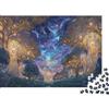 KQJZXNHPGR Foresta Stellata Onirica Puzzle 1000 Pezzi Carta per Adulti Scena Notturna Relax Concentrazione Regalo 38x26cm/1000pcs