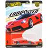 Hot Wheels Red Ferrari LaFerrari Euro Speed Car Culture Series 1:64 Scala da collezione in metallo pressofuso modello di auto giocattolo con gomma Real Riders 3/5
