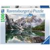 Ravensburger - Puzzle 1500 Pezzi Lago Di Braies | Puzzle Per Adulti E Tutta La Famiglie | Dimensione Di 80x60 Cm | Regalo Adulti | Regali Natale