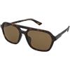 Gucci GG1823SA 002 | Occhiali da Sole Graduati o Non Graduati | Prova Online | Plastica | Quadrati | Marrone, Havana | Adrialenti