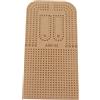 TOPINCN Modello Acrilico Regolo Calcolatore Strumento Righello Taglia Foro Stencil Fessura per Cerniera Filetto Taglio Foro Righello Vernice per Pelle Stencil Tagliere Righello Stencil