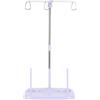 Zwinner Supporto per rocchetto di filo, il supporto per filo da ricamo per risparmiare tempo può contenere 15 bobine per macchine da cucire per uso domestico(Viola)