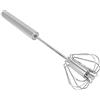 AMONIDA Miscelatore per crema colorante per capelli in acciaio inossidabile, miscelatore per uova durevole 10,2 x 2,8 pollici Multifunzione semiautomatico di alta qualità(Press the stirrer)