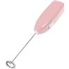 Shanrya Montalatte Elettrico, Frullatore a Immersione Elettrico Frullatore Portatile Frullatore a Immersione Elettrico Senza Fili Comodo Portatile, Piccolo e Compatto per caffè (Rosa)