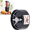 Qivine Lama Frullatore, Lame Trasversali in Acciaio Inox, Pezzi di Ricambio Lama a Croce con Guarnizioni, Sicura per la Lavastoviglie, per Frullatore Magic Bullet 1001, 8,5x3,8cm