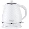 SOKANY SK-1032 2200W Bollitore Elettrico, 1,7L Bollitore per acqua, Spegnimento automatico, Filtro, Indicatore del livello dell'acqua, Base Girevole, Bianco