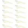Nexren Bianco simulazione colomba figurine 12 Pack per la decorazione della casa per il giardino festa di nozze tavolo centrotavola e mensola styling
