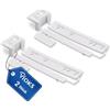 VIOKS Set di 2 cerniere di ricambio per porta AEG 2230349041 223034904 Küppersbusch 430922 - Cerniera per porta del frigorifero