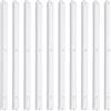 Fastigeaty Set di guide per cassetti in plastica, 298 mm, per armadi e cassetti, meccanismo di scorrimento liscio, kit di ferramenta per mobili, nero e bianco (bianco)