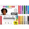 Snazaroo 1172193 Set Maquillaje Infantil con 12 Barras de Pintura Facial, Colore