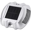 LiebeWH Lampada da Strada a Energia Solare in Fusione di Alluminio Lampada da Strada a 6 LED per Strada Carrabile Esterna per Illuminazione Stradale (rosso lampeggiante)