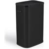 KITCHEN MOVE PORTLAND Pattumiera da cucina push 60L in acciaio inox NERO Apertura a pressione singola