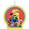 amscan Cattivissimo Me - Candela di compleanno multicolore (6,6 x 6,1 cm), perfetta per decorazioni per feste dei Minion