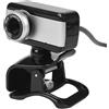 Generic Webcam per computer - Webcam USB da tavolo con microfono, rotazione a 360 gradi | Videocamera plug-and-play per monitor, lezioni video chat, streaming conferenze e lavoro remoto