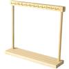 Oshhni Espositore per collane con Ganci in Legno Antiscivolo, Porta collane, Organizer per Gioielli per vetrine di Negozi, 12 Ganci