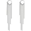 Lieson Orecchini Argento 925 Donna, Orecchino Cerchio Donna Goccia D'Acqua Lucido con Nappa Set Orecchini Argento