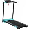 Tapis Roulant Pieghevole 1-10 Km/h Con Controllo Gestuale E Inclinazione, Azzurro