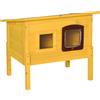Cuccia Casetta Per Animali Domestici In Legno Di Abete 70 X 51.5 X 60cm