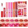 ALIIP Peel Off Lip Stain Set di 6 Colori, Lip Liner Stain con Finitura Opaca, a Lunga Durata e Impermeabile, Altamente Pigmentato, Lucidalabbra Stay On All Day