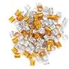 Shipenophy 100 Pz Dreadlocks Regolabili Capelli Treccia Perline Anelli Polsini Decorazione Dei Capelli Accessori Parrucca per Le Donne(Mix di oro e argento)