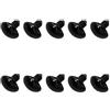 LALAFINA 200pezzi Naso per Pupazzi Nero in Plastica Vite per Artigianato Fai da Te Giocattoli Decorazioni per Casa Progetti di Scrapbooking e Creazione