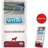 FARMINA Vet Life Gastrointestinal Dog 2kg mangime per cani con problemi digestivi + FARMINA Vet Life Dental Treat Gastrointestinal Medium/Maxi 100 g (7 pezzi) GRATIS!