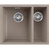 Elleci Lavello Elleci Incasso 1 vasca e mezzo 55,6x45,6 Zen 150 Keratek Dove LKZ15089