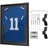 VEVOR Cornice per Maglia da Calcio, Cornice per Maglie Sportive in Legno Pannello in PC Trasparente Protezione UV, Teca Espositore per Maglie da Baseball Basket Calcio, 600 x 800 mm Collezionismo
