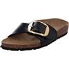 BIRKENSTOCK Adult Madrid nero, taglia 39, Patent Black Gold, 39 EU Stretta
